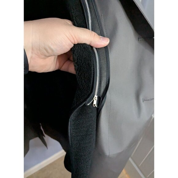 London Fog Men's Grey Trench Coat 46 Reg Lined double breasted - Picture 5 of 16